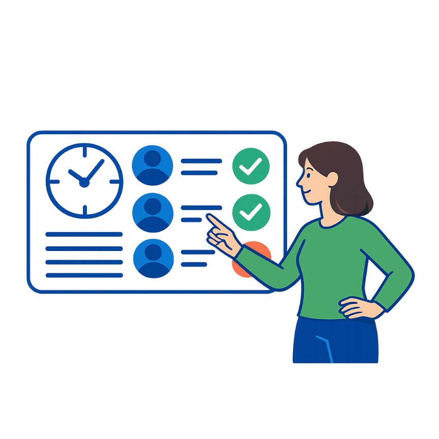 control de asistencia